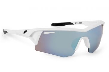 Image of Spy Optic Screw Sunglasses w/ White Frame &amp; Bronze Blue Spectra Lens