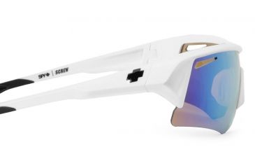 Image of Spy Optic Screw Sunglasses w/ White Frame &amp; Bronze Blue Spectra Lens