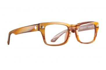 Image of Spy Optic Single Vision Prescription Eyeglasses - Braden 49 - Brown Horn Frame SRX00044RX
