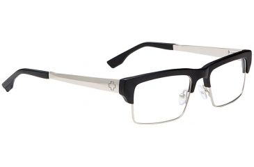 Image of Spy Optic Single Vision Prescription Eyeglasses - Flint 51 - Matte Blk/Matte Silver Frame SRX00095RX