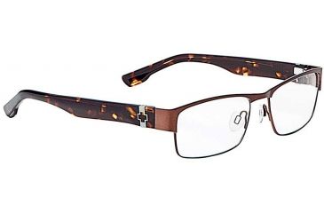 Image of Spy Optic Single Vision Prescription Eyeglasses - Trenton 55 - Chestnut/Dark Tort Frame SRX00055RX