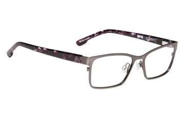 Image of Spy Optic Sonny Single Vision Prescription Eyeglasses, Brushed Gunmetal/Purple Camo Tort Frame, 573354742000SV