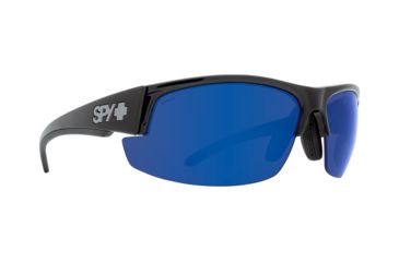 Image of Spy Optic Sprinter Sunglasses, Black Ansi Rx Frame, Happy Bronze Polar w/Dark Blue Spectra Lens, Polarized, 673502242473