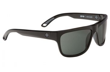 Image of Spy Optic Angler Single Vision Prescription Sunglasses, Black Frame, Happy Grey Green Lens-673237038863SV