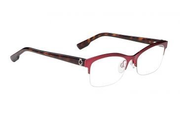 Image of Spy Optic Avery Eyeglasses - Burgundy Frame &amp; Clear Lens SRX00066