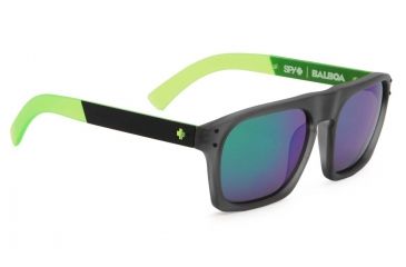 Image of Spy Optic Balboa Progressive Prescription Sunglasses, AG Limelight Frame, Grey w/Green Spectra Lens-673175131811PR