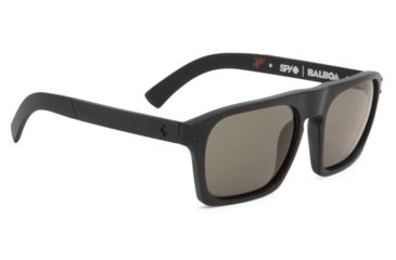 Image of Spy Optic Balboa Single Vision Prescription Sunglasses, Matte Black Frame, Happy Grey Green Lens-673175374863SV