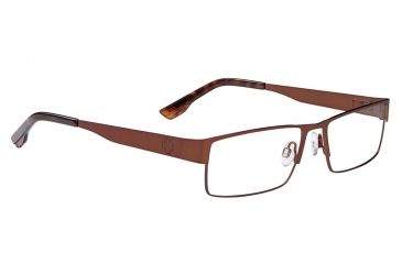 Image of Spy Optic Prescription Eyeglasses Elijah Single Vision Mahogany Frame