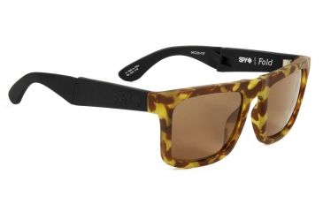 Image of Spy Optic FOLD Progressive Prescription Sunglasses, 1956 Black Frame, Happy Bronze Lens-673174455865PR