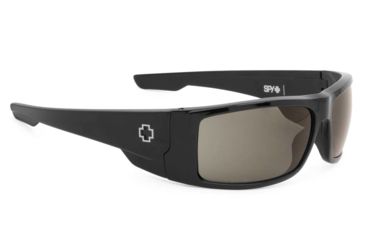 Image of Spy Optic Konvoy Progressive Prescription Sunglasses, Black Frame, Happy Grey Green Lens-673181038863PR