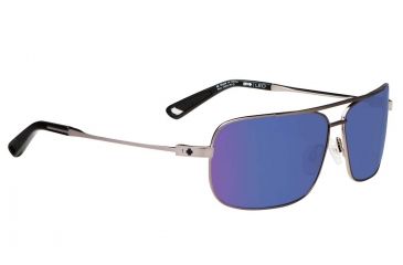Image of Spy Optic Leo Progressive Prescription Sunglasses, Gunmetal Frame, Happy Bronze w/Blue Spectra Lens-673238311281PR