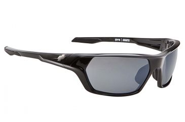 Image of Spy Optic Quanta Bifocal Prescription Sunglasses, Shiny Black Frame, Grey w/Black Mirror Lens-673014062139BI