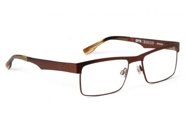 Image of Spy Optic Rocco Eyeglasses - Mahogany Frame &amp; Clear Lens SRX00063