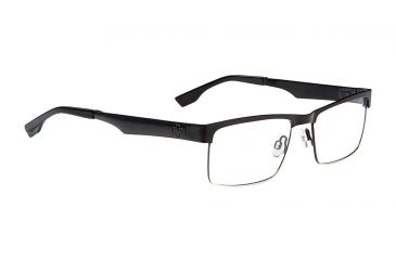 Image of Spy Optic Rocco Eyeglasses - Matte Black/Silver Frame &amp; Clear Lens SRX00062