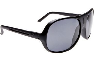 Image of Spy Optic Stratos Sunglasses Matte Black - Grey Lenses