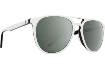 Image of Spy Optic Syndicate Progressive Prescription Sunglasses, Matte White/Black Frame, 873525192352PR