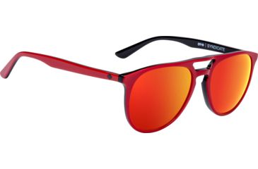 Image of Spy Optic Syndicate Progressive Prescription Sunglasses, Red/Black Frame, 873525193365PR