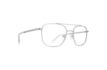 Image of Spy Optic Tamland 53 Men's Sunglasses, Silver Clear Matte Frame, Clear Lens, Medium, 43505