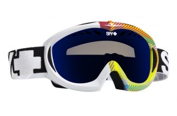 Image of Spy Targa-2 Goggles 312003494077 - Rad Plaid frame, Blue/Blue Spectra Mirror lens