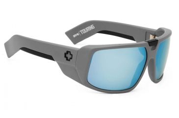 Image of Spy Optic Touring Bifocal Prescription Sunglasses, Primer Grey Frame, Grey w/Blue Spectra Lens-670795865139BI