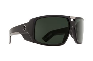 Image of Spy Optic Touring Sunglasses, Black Frame, Happy Grey Green Lens 670795038863