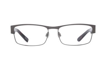 Image of Spy Optic Trenton Single Vision Prescription Eyeglasses, Brushed Gunmetal/Matte Tortoise Frame, 573487397000SV