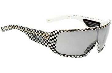 Image of Spy Optic Tron Sun Glasses - Checkers frame Grey with Silver Gradient Mirror Lenses 670805173140