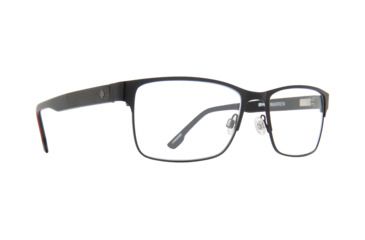 Image of Spy Optic Warren Progressive Prescription Eyeglasses, Matte Black/Red Frame, 573494407000PR