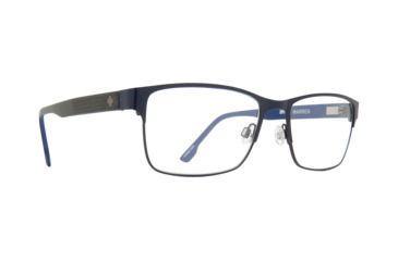 Image of Spy Optic Warren Progressive Prescription Eyeglasses, Matte Dark Navy/Blue Frame, 573494411000PR