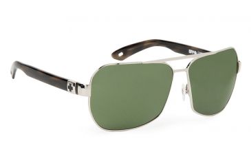 Image of Spy Optic Weller Single Vision Prescription Sunglasses - Silver w/ Black Tortoise Frame 570626475000RX