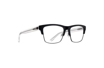 Image of Spy Optic Weston 5050 55 Matte Gloss Crystal Eyeglasses, Black, One Size, 95051