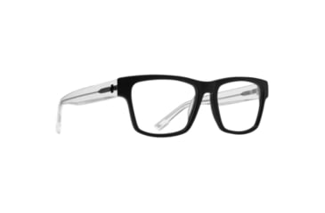 Image of Spy Optic Weston 56 Matte Gloss Crystal Eyeglasses, Black, One Size, 95056
