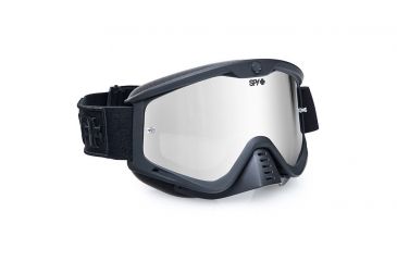 Image of Spy Optic Whip MX Goggles w/ Dark Side Frame &amp; Smoke Silver Mirror Lens