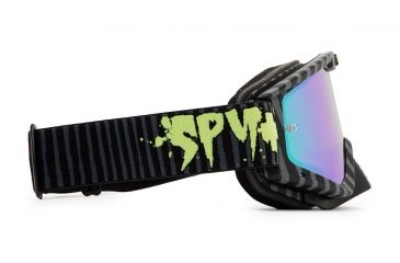 Image of Spy Optic Whip MX Goggles w/ Horrorific Frame &amp; Smoke Green Spectra Mirror Antifog Lens w/ Posts