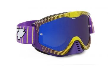 Image of Spy Optic Whip MX Goggles w/ Throwback Purple Frame &amp; Smoke Dark Blue Spectra Mirror Lens