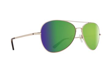 Image of Spy Optic Whistler Sunglasses, Gold Frame, Happy Bronze W/ Green Spectra Lens, 673424274225
