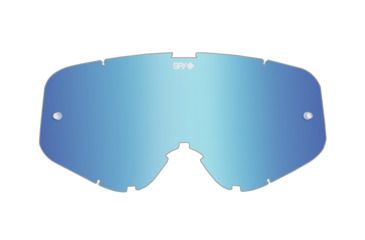Image of Spy Optic Woot/Woot Race Mx Replacement Goggle Lenses, Smoke W/ Light Blue Spectra AFP Lens Color, 093346000840