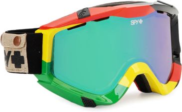 Image of Spy Optic Zed Goggles Yellow w/Green Spectra (Bronze)