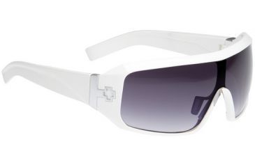 Image of 670373638044 Shiny White frame, Black Fade lenses