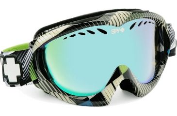 Image of Spy Optics Targa II Goggles Yellow w/Green Spectra Space Out 312003963816