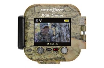 Image of Spy Point XcelStream Hunt Edition 3MP HD Action Camera w/WIFI, Camo Xcel Stream Hunt