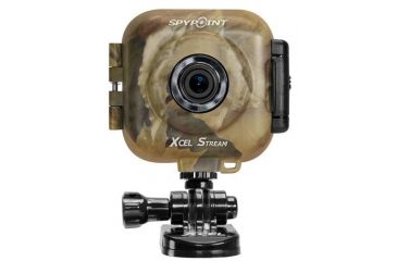 Image of Spy Point XcelStream Hunt Edition 3MP HD Action Camera w/WIFI, Camo Xcel Stream Hunt