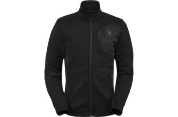 Image of Spyder Bandit Full Zip Jacket - Mens, Black Black, Large, 199200097L