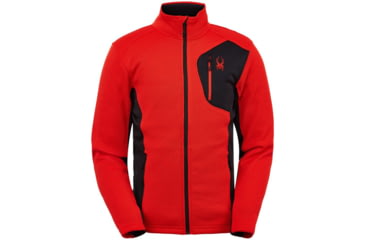 Image of Spyder Bandit Full Zip Jacket - Mens, Volcano, Large, 199200620L
