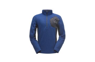 Image of Spyder Bandit Half Zip Stryke Jacket - Mens, Frontier/Black/Black, Medium 181388402333P