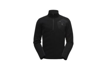 Image of Spyder Bandit Half Zip Stryke Jacket - Mens, Black/Black/Black, Extra Large, 181388001666P