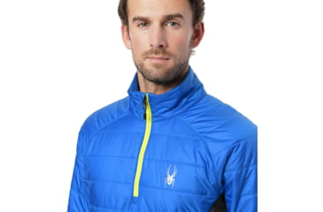 Image of Spyder Glissade Hz Insulator Jacket - Mens, Polar/Turkish Sea/Acid, Large, 181622069555P