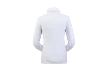 Image of Spyder Shimmer Bug Zip T-Neck Top - Womens, White, Extra Small, 194091100XS