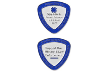 Image of Spyderco 2025 Coin, Blue, COIN2025
