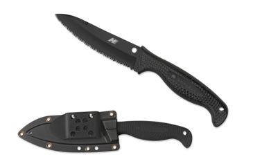 Image of Spyderco Aqua Salt Black Blade SpyderEdge Knife FB23SBBK